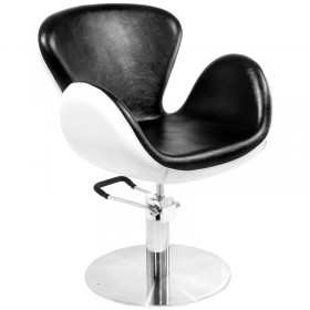 Hairdressing Chair GABBIANO AMSTERDAM Black-White